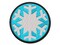 Snowflake Winter Multi-Color Embroidered Iron-On or Hook & Loop Patch Applique